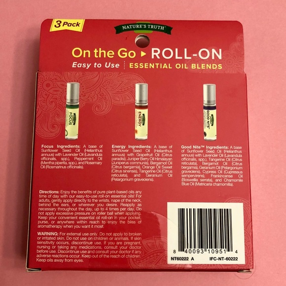 Aromatherapy Essential Oil Blends -set of 3 - Picture 2 of 4